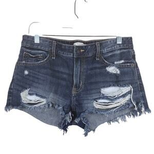 Ambercrombie & Fitch Whiskering Distressed Frayed Hem Shorts Women's 4 - 27